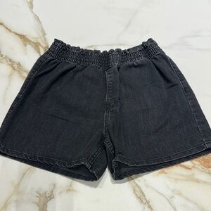 Zara Black Denim Shorts